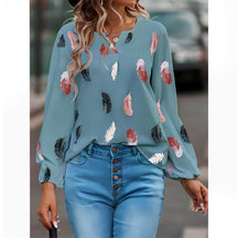 Blusa Casual de Chiffon Tulipe