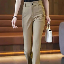 Calças Signature Tailor™ com Estilo Alfaiataria / Elegância Clássica e Cintura Alta