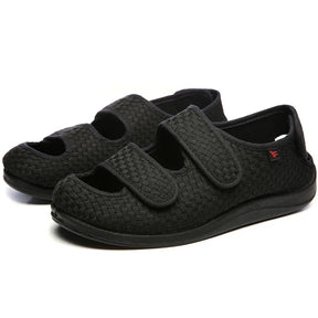 Sandália Unissex Larga e Ajustável Diabetes e Joanetes com Dois Ajustes Frontal e Traseiro