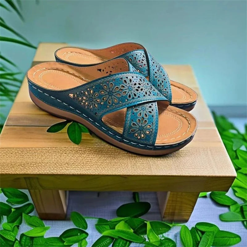 Sandália Confortável em X