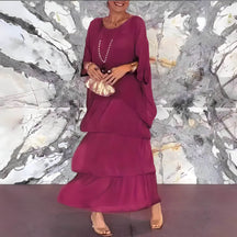 Vestido Longo de Chiffon Aurélide