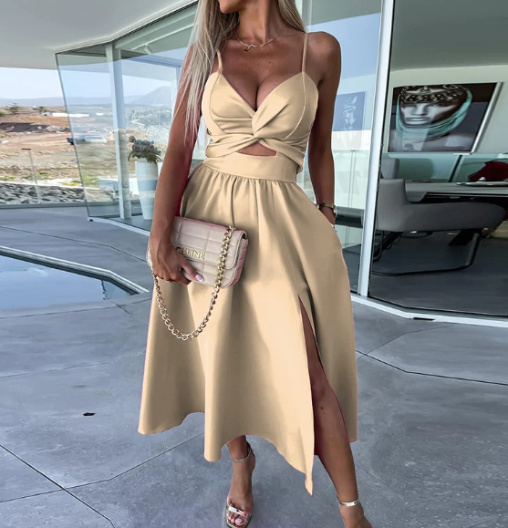 Vestido Allure Sofisticado Tecido Premium