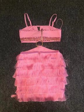 Vestido com Franjas Modern Jade - OASIS