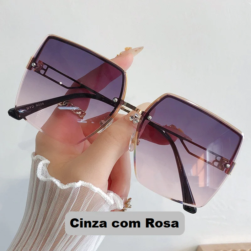Óculos de Sol Quadrado Clarice