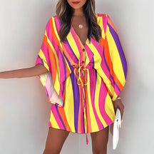 Vestido Curto com Amarração Mileto