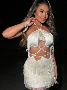 Vestido com Franja Modern Pandora - OASIS