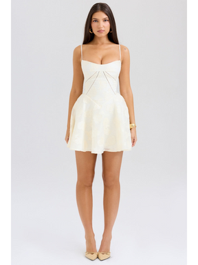 Vestido Curto Modelador com Amarrações – Modern Selena | GOLDEN ERA