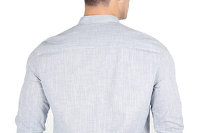 CAMISA MANGA LONGA SLIM FIT GOLA PADRE LISTRAS