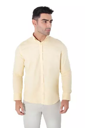 CAMISA MANGA LONGA SLIM FIT OXFORD BUTTON DOWN