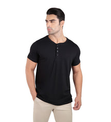 CAMISETA HENLEY EGÍPCIO GOLA PADRE