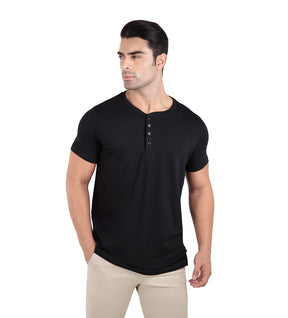 CAMISETA HENLEY EGÍPCIO GOLA PADRE