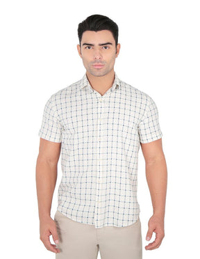 CAMISA MANGA CURTA SLIM FIT LINHO