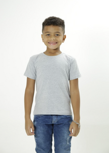 CAMISETA GOLA REDONDA BÁSICA INFANTIL