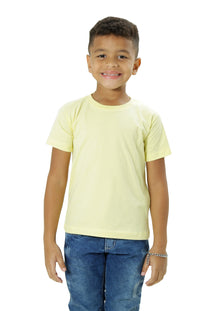 CAMISETA GOLA REDONDA BÁSICA INFANTIL