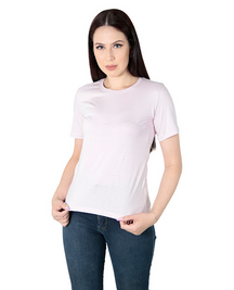 CAMISETA FEMININA T-SHIRT BABY LONG GOLA REDONDA