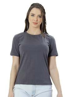 CAMISETA FEMININA T-SHIRT BABY LONG GOLA REDONDA