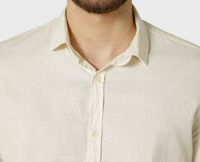 CAMISA MANGA CURTA SLIM FIT LINHO