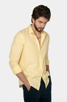 CAMISA MANGA LONGA LINHO SLIM FIT