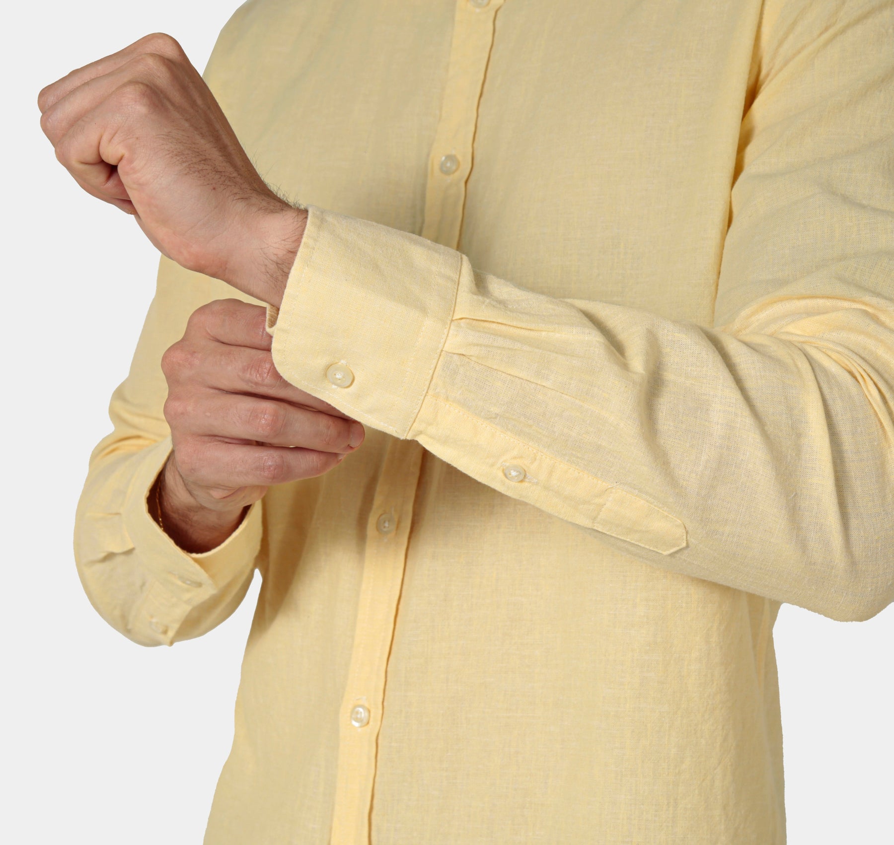 CAMISA MANGA LONGA LINHO SLIM FIT