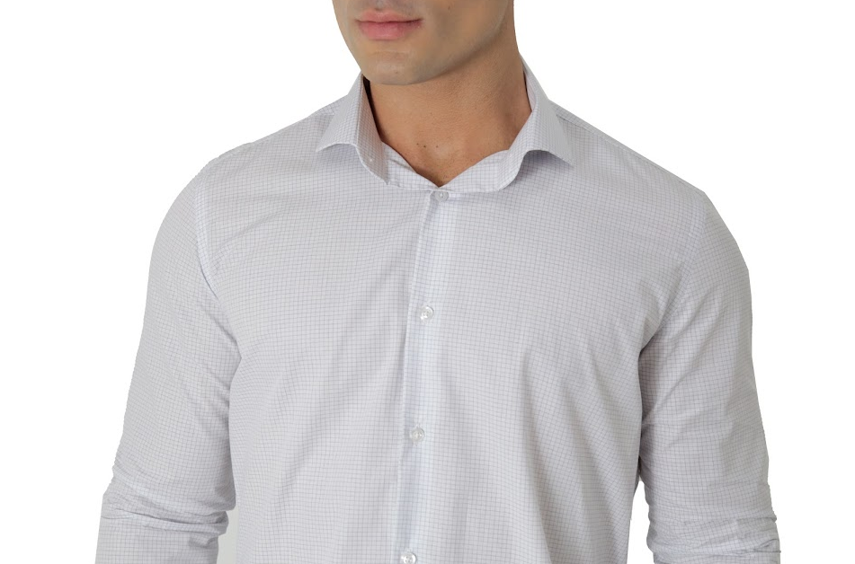CAMISA MANGA LONGA SLIM FIT ALGODÃO EGÍPCIO
