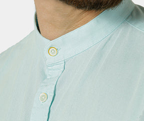 CAMISA MANGA CURTA GOLA PADRE SARJA ESTONADA