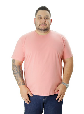 CAMISETA BÁSICA GOLA REDONDA LISA PLUS
