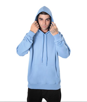MOLETOM HODDIE CANGURU LISO FELPADO 2 CABOS