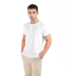 CAMISETA HENLEY EGÍPCIO GOLA PADRE