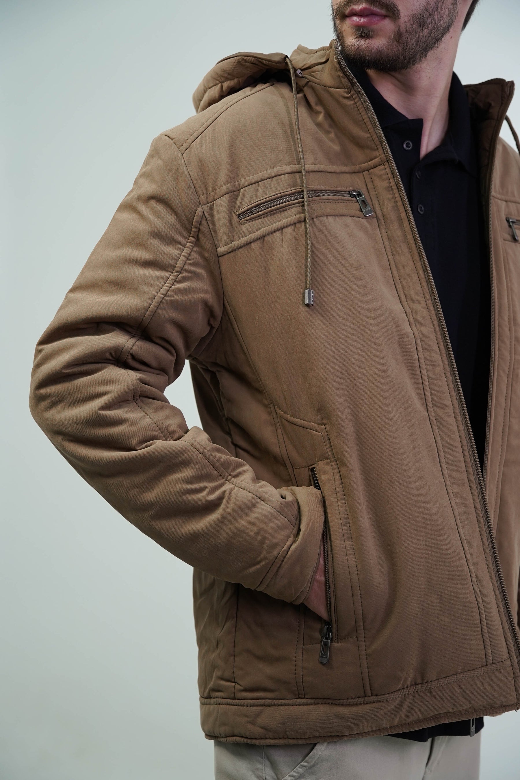 JAQUETA DUO ESSENTIAL CASACO DUPLA FACE 2 EM 1