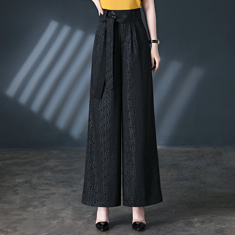 Calças Pantalona Rafaella™ com Cinto em Laço / Conforto e Estilo Sofisticado para Todos os Dias!