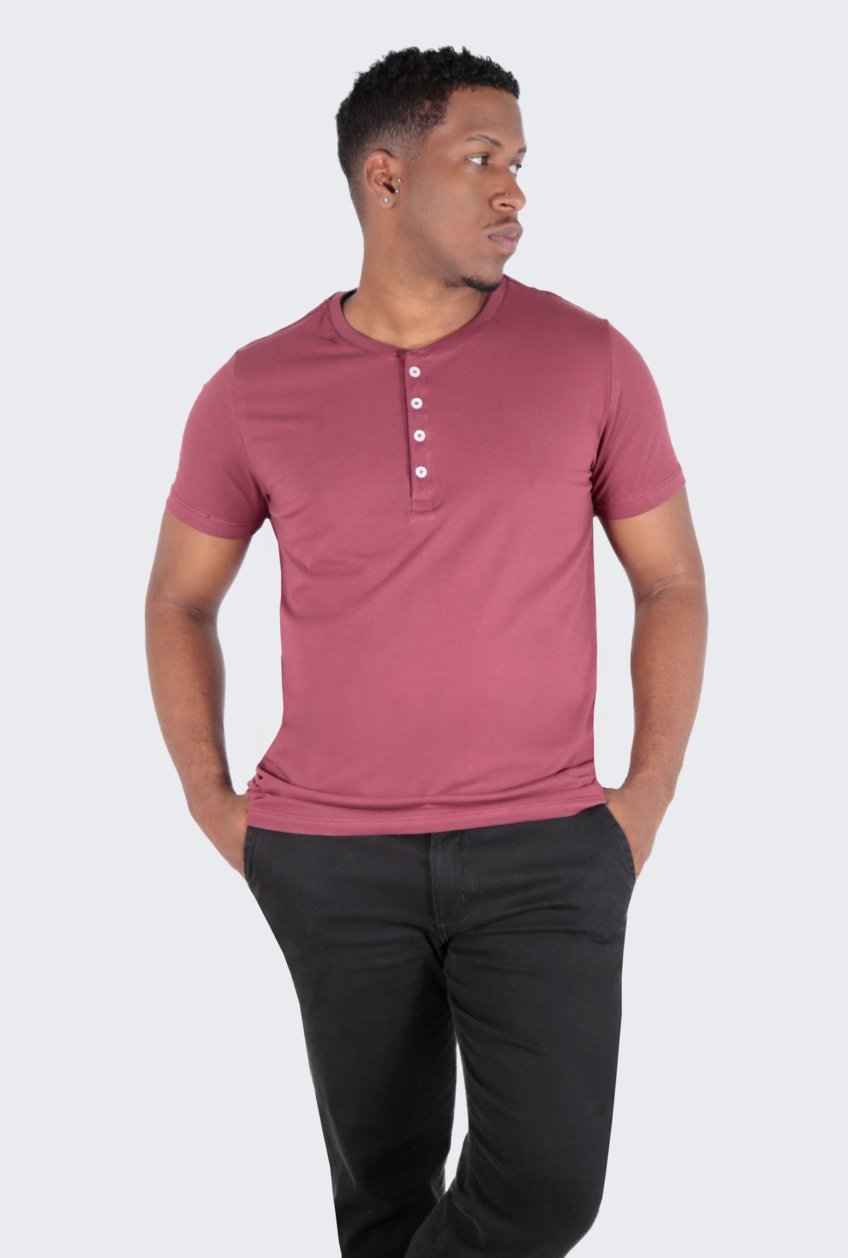 CAMISETA HENLEY EGÍPCIO GOLA PADRE