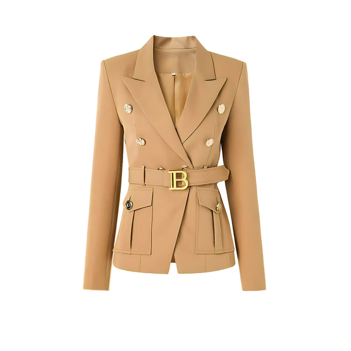 Blazer Casual com Cinto Chaillot