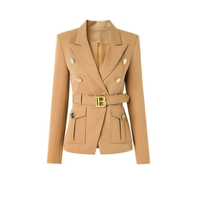 Blazer Casual com Cinto Chaillot