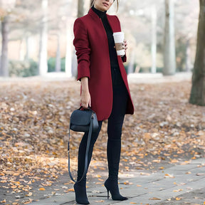 Blazer Alongado de Lã Batida Briseis