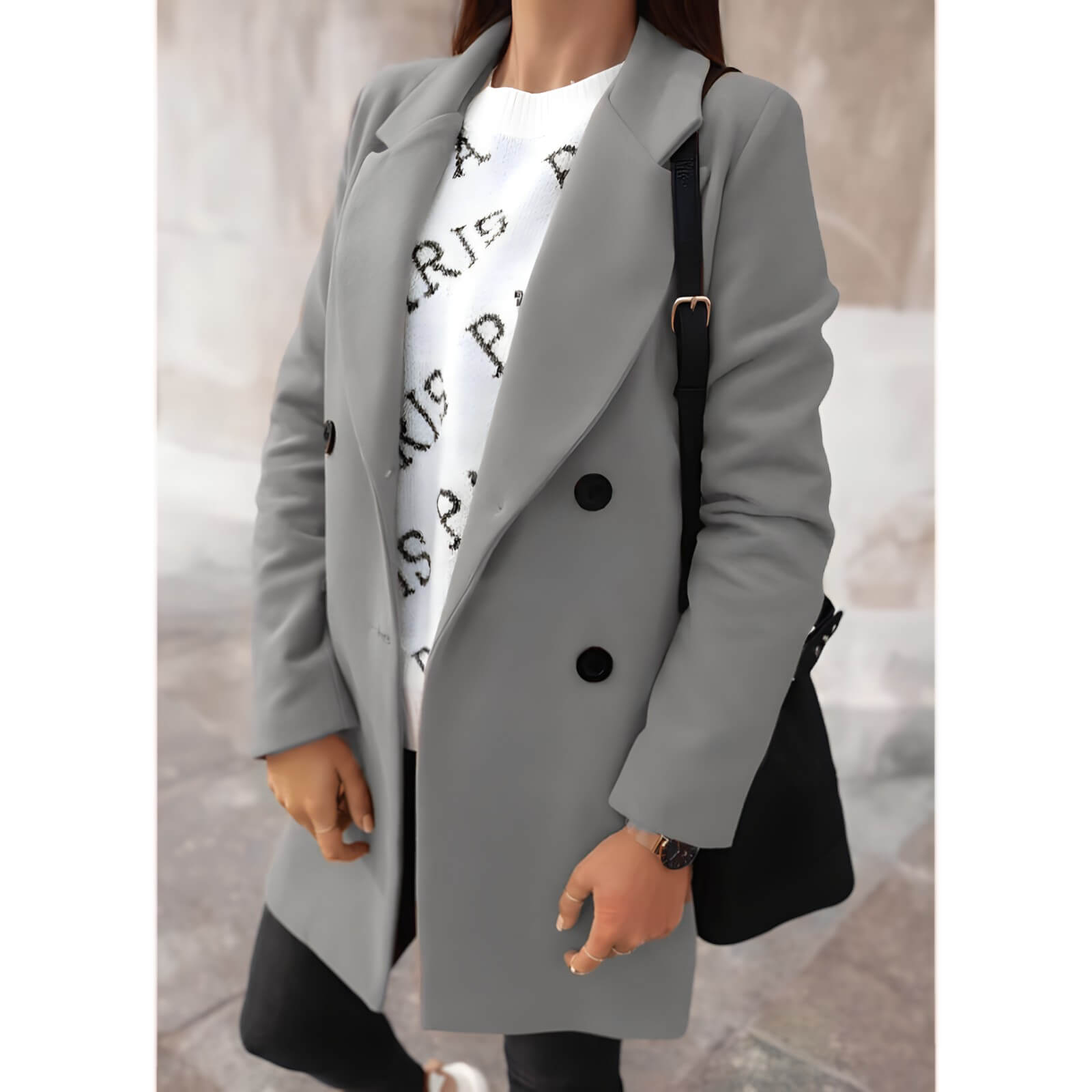 Casaco Feminino de Lã Batida Dauphine