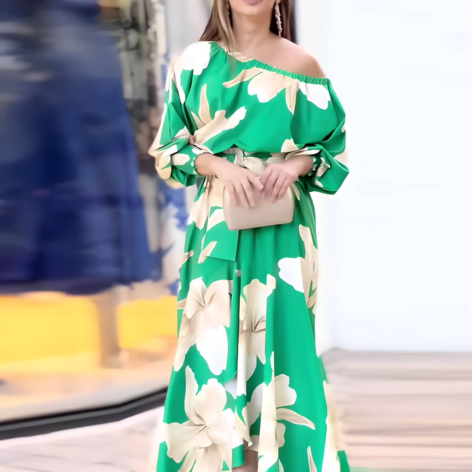 Vestido Longo Casual Coloré