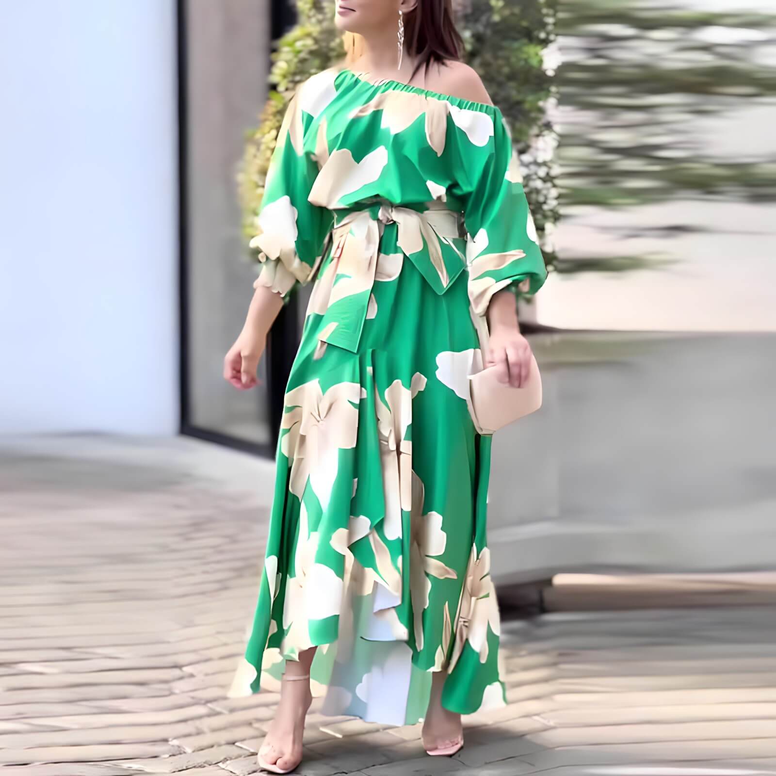 Vestido Longo Casual Coloré