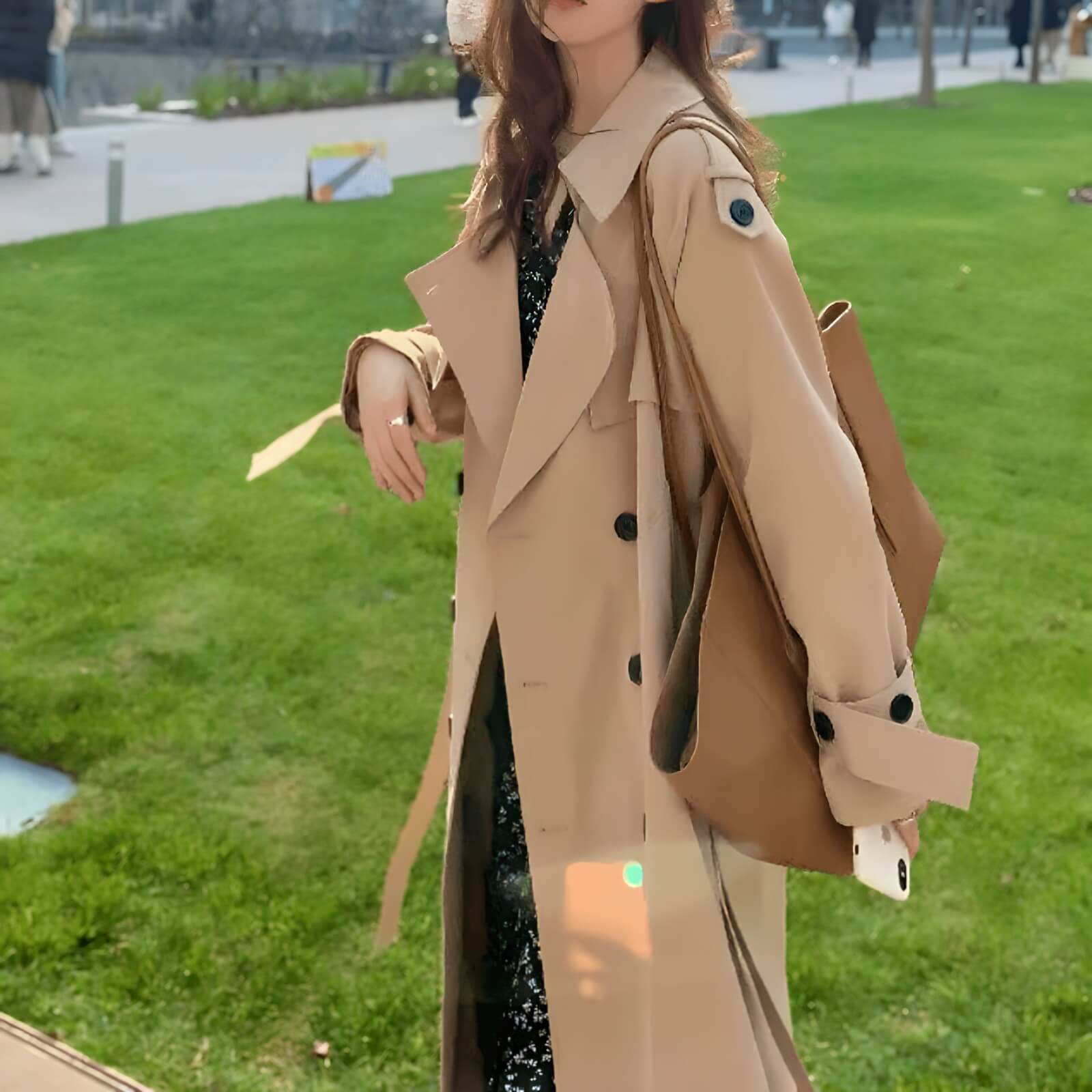 Casaco Longo Feminino Trech Coír