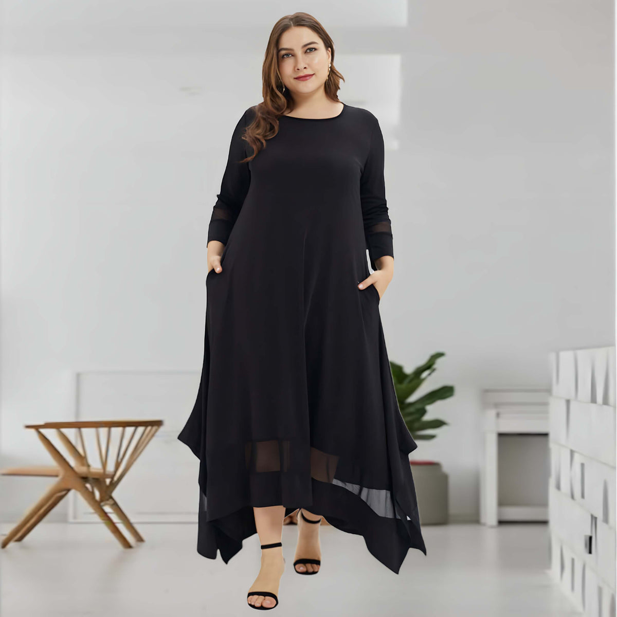 Vestido Longo Coeur - Plus Size