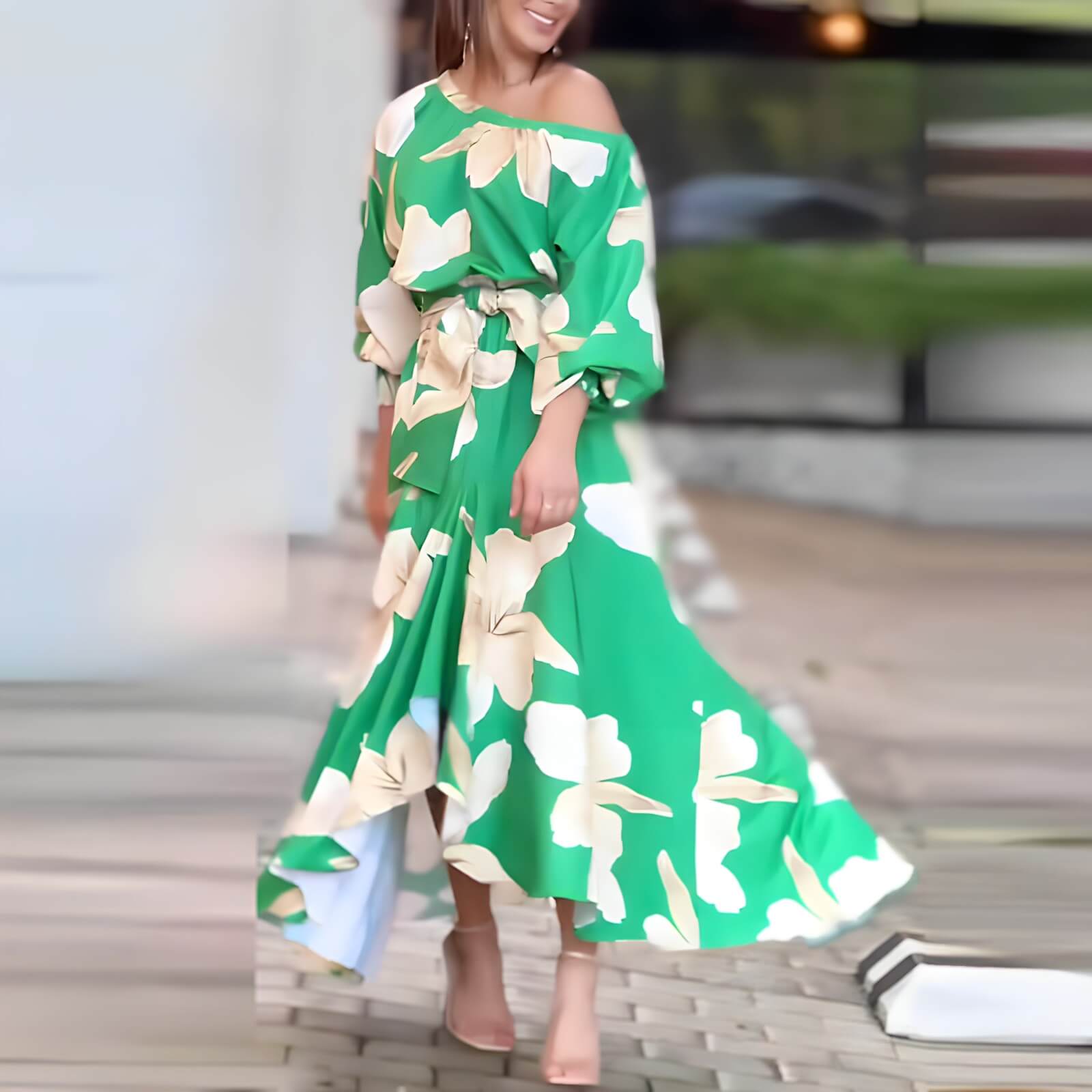 Vestido Longo Casual Coloré