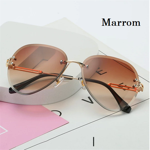 Óculos de Sol Aviador Degradê