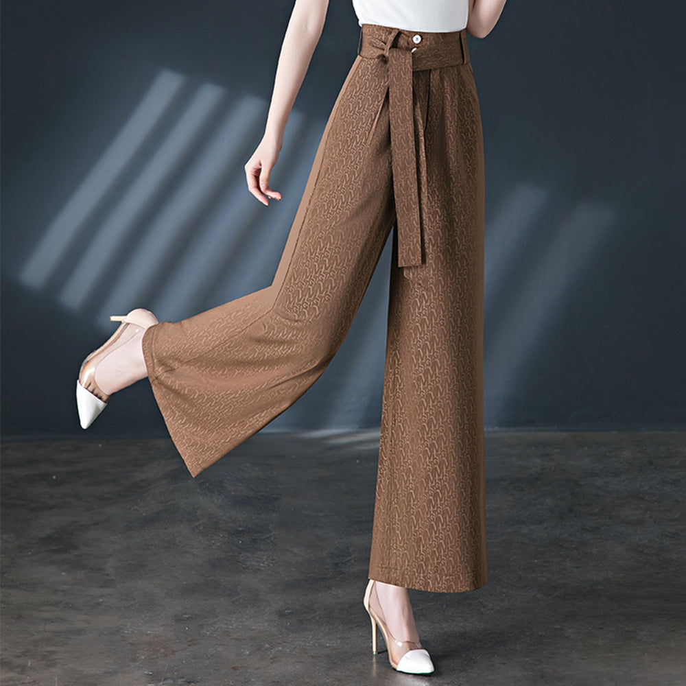 Calças Pantalona Rafaella™ com Cinto em Laço / Conforto e Estilo Sofisticado para Todos os Dias!