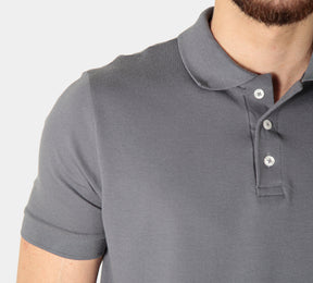 POLO PIQUET PIMA COM ELASTANO LISA