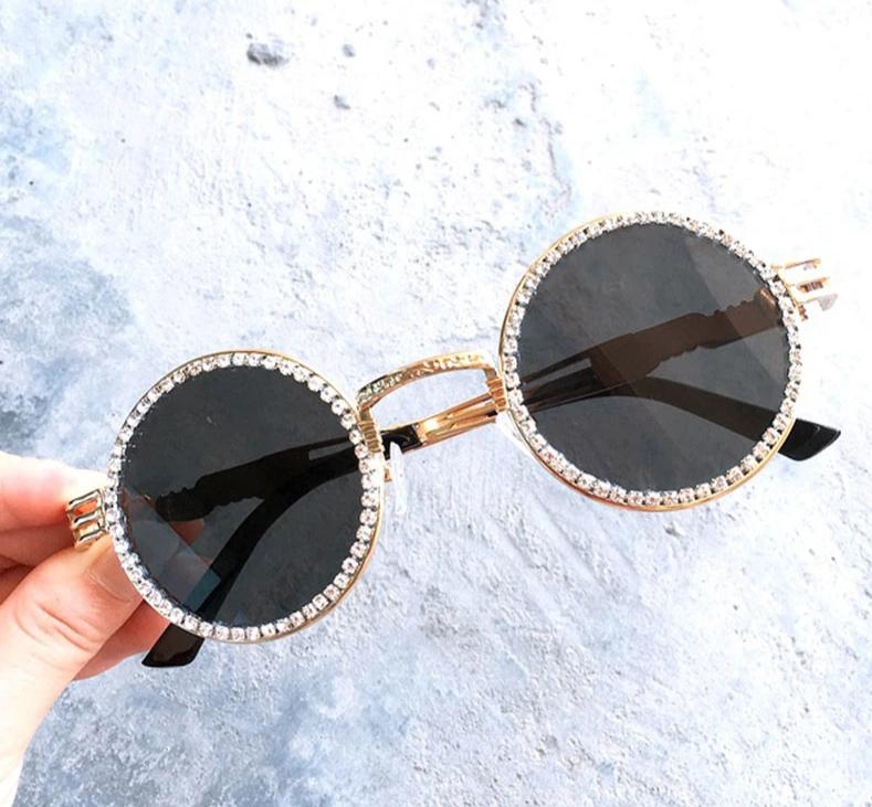 Óculos de Sol com Diamante