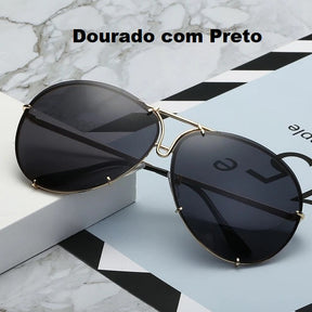 Óculos de Sol Aviador Oversized