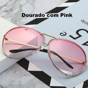 Óculos de Sol Aviador Oversized