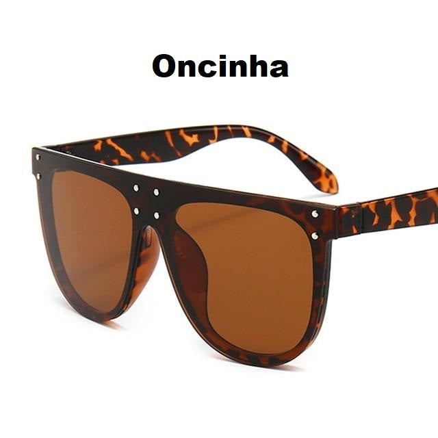 Óculos de Sol Quadrado Espelhado Tina