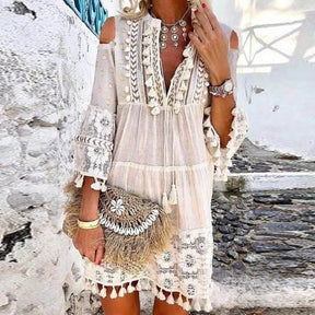 Vestido Curto Rendado Siena