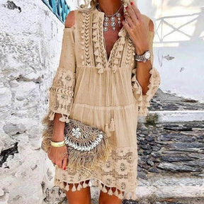 Vestido Curto Rendado Siena