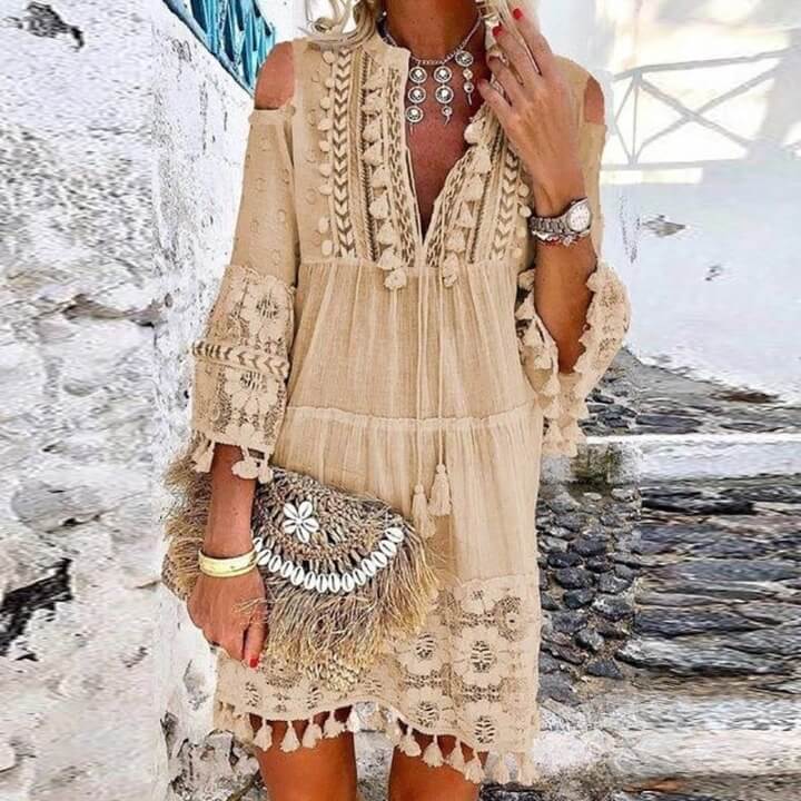 Vestido Curto Rendado Siena